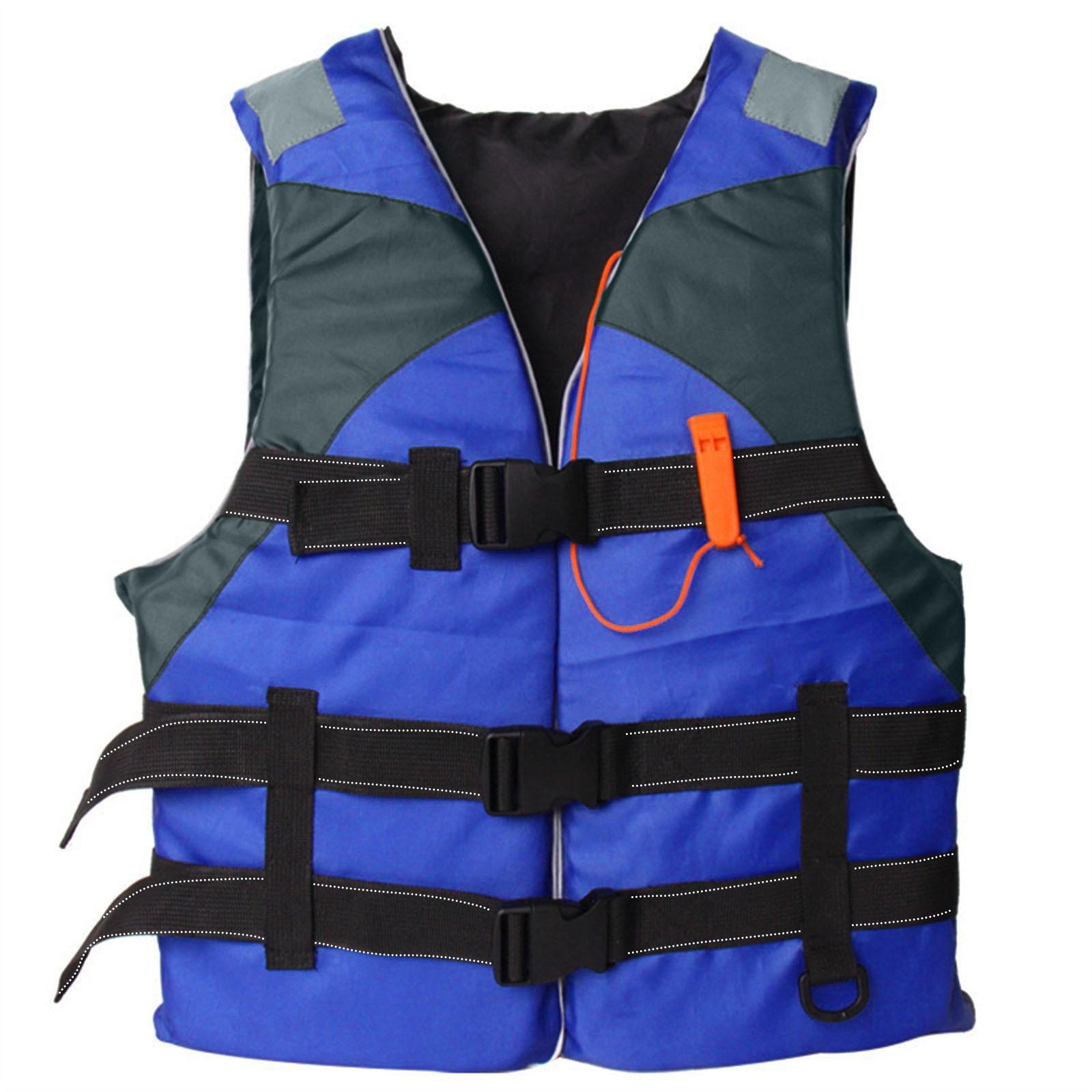 Adults Life Jacket Aid Vest Kayak Ski Buoyancy Fishing Watersport Outdoor синій
Adults Life Jacket Aid Vest Kayak Ski Buoyancy Fishing Watersport Outdoor синій