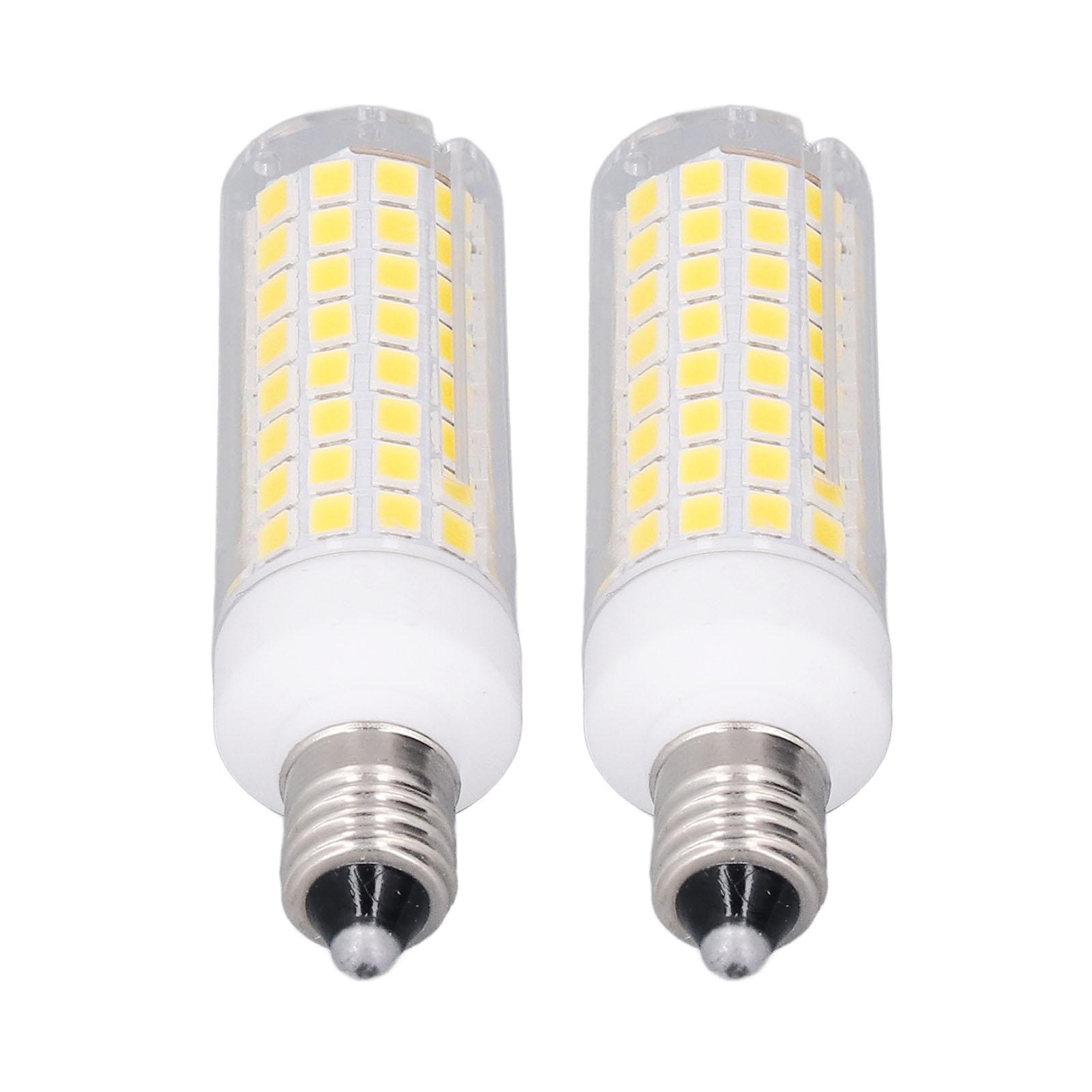 2 PCS LED Corn Bulb 102 LEDs 10W Dimmable Natural Light E11 Bulb for Home Lighting AC 100 To 120V
2 PCS LED Corn Bulb 102 LEDs 10W Dimmable Natural Light E11 Bulb for Home Lighting AC 100 To 120V