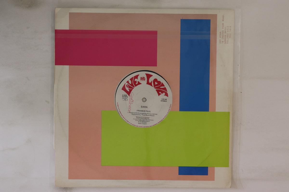 12-дюймовая пластинка CULTURAL ROOTS / FRANKIE PAUL - Running Back To Me / Sara LLD46 Live And Love 1987 UK Регги, Ска и Даб Б/У
12-дюймовая пластинка CULTURAL ROOTS / FRANKIE PAUL - Running Back To Me / Sara LLD46 Live And Love 1987 UK Регги, Ска и Даб Б/У