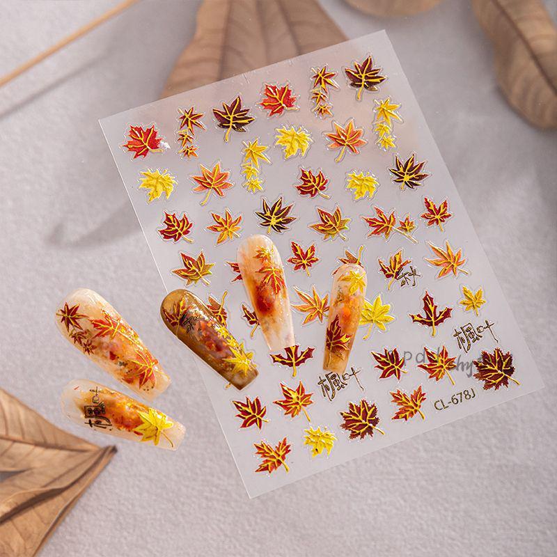 Golden Yellow Maple Leaf Nail Art Stickers - Autumn High-End DIY Adhesive Original Maple Leaf 01
Golden Yellow Maple Leaf Nail Art Stickers - Autumn High-End DIY Adhesive Original Maple Leaf 01