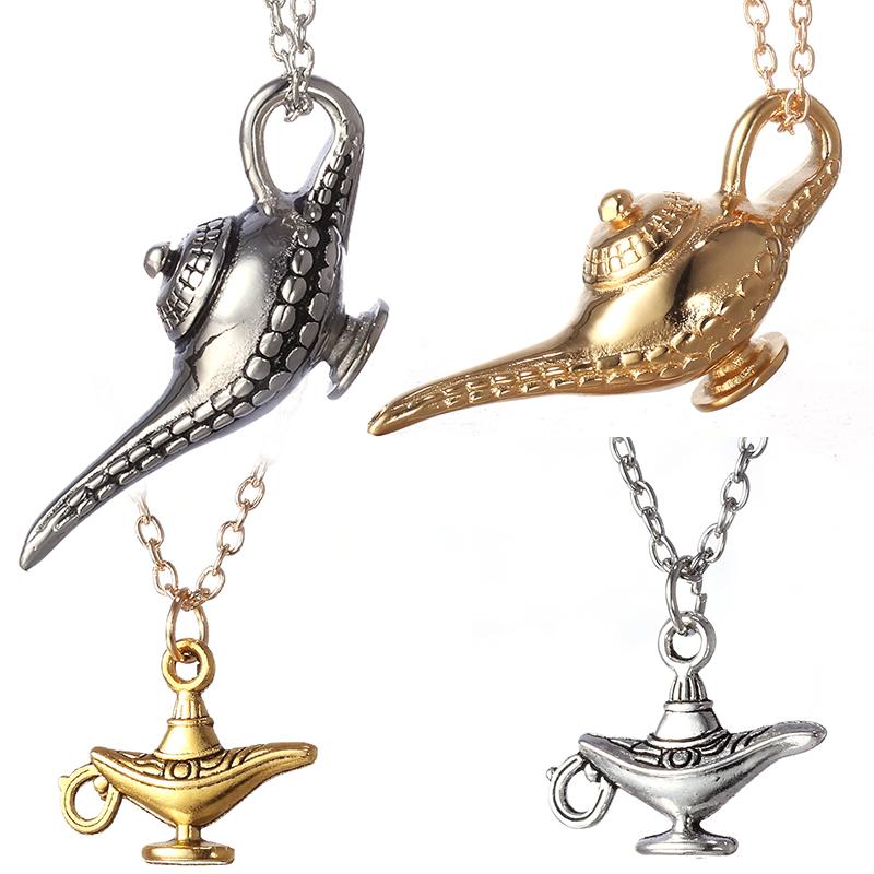 ZRM Jewelry Fashion Diy Fairy Tale Aladdin Magic Lamp Charm Pendant Necklace Metal Bulb Lighthouse Necklace For Men Women
ZRM Jewelry Fashion Diy Fairy Tale Aladdin Magic Lamp Charm Pendant Necklace Metal Bulb Lighthouse Necklace For Men Women