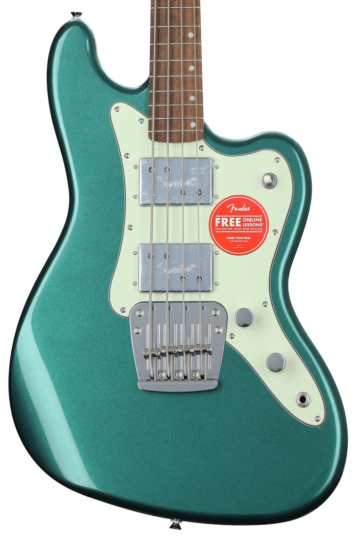 Squier by Fender Squier Electric Bass Paranormal Rascal Bass HH, Laurel Fingerboard, Mint Pickguard, Sherwood Green Soft Case Included
Squier by Fender Squier Electric Bass Paranormal Rascal Bass HH, Laurel Fingerboard, Mint Pickguard, Sherwood Green Soft Case Included