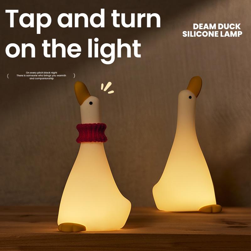 Cartoon Led Night Light Rechargeable Bedside Table Lamp for Bedroom Nursery Birthday Kid Gifts USB Cute Duck Silicone Nightlight
Cartoon Led Night Light Rechargeable Bedside Table Lamp for Bedroom Nursery Birthday Kid Gifts USB Cute Duck Silicone Nightlight