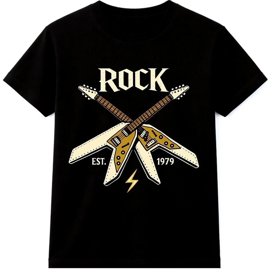 Electric Guitar T Shirt Rock Crossed Guitars Estd 1979 Heavy Metal Tee S
Electric Guitar T Shirt Rock Crossed Guitars Estd 1979 Heavy Metal Tee S