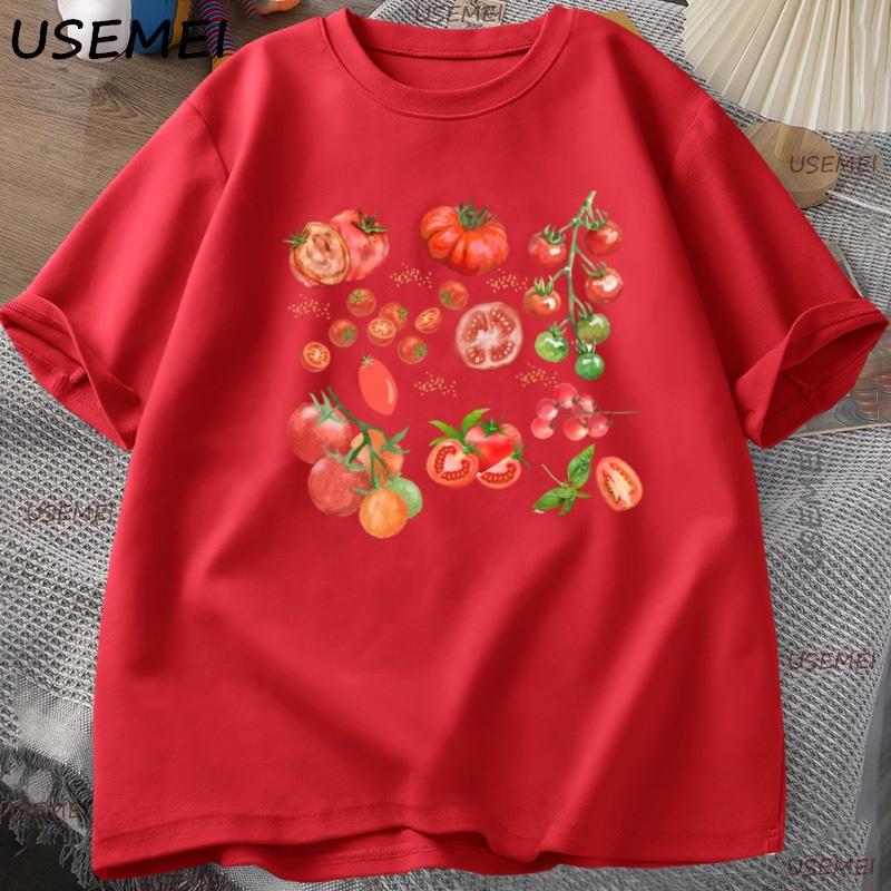 Fruit Tomato TShirt Cottagecore Clothing Vegan T Shirt Aesthetic Clothes Unisex Women Graphic T Shirts Summer Harajuku Cotton Tee XL
Fruit Tomato TShirt Cottagecore Clothing Vegan T Shirt Aesthetic Clothes Unisex Women Graphic T Shirts Summer Harajuku Cotton Tee XL