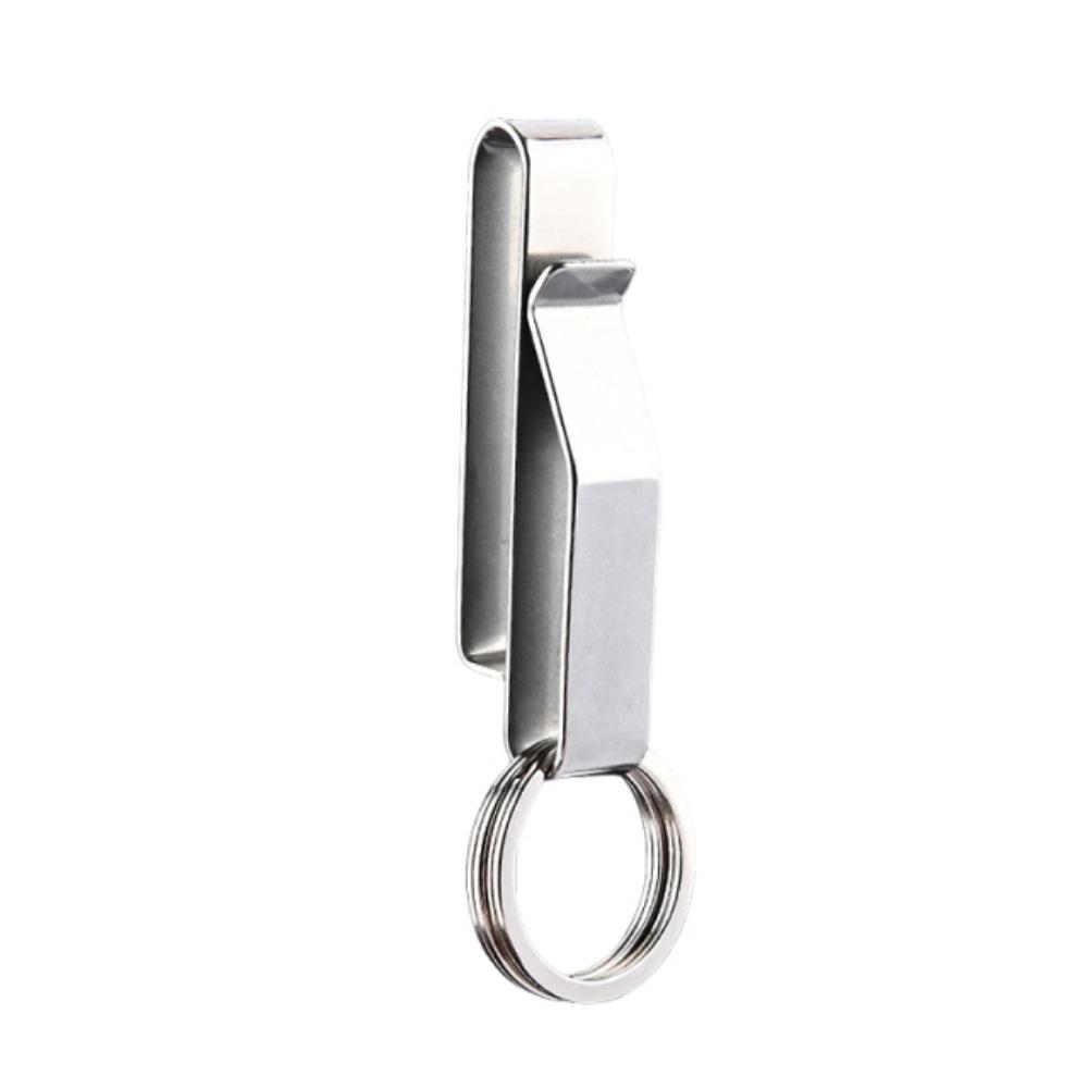 Stainless Steel Car Key Holder Carabiner Clip Keychain Belt Hanger Key Clip Camping Use Silver ladder buckle
Stainless Steel Car Key Holder Carabiner Clip Keychain Belt Hanger Key Clip Camping Use Silver ladder buckle