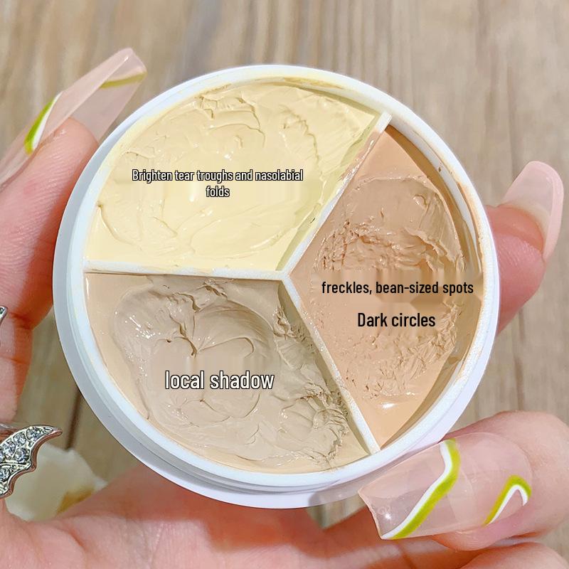 Xixi Concealer: Long-Lasting, Three-Color for Spots, Acne Scars, Dark Circles, and Tear Troughs.
Xixi Concealer: Long-Lasting, Three-Color for Spots, Acne Scars, Dark Circles, and Tear Troughs.