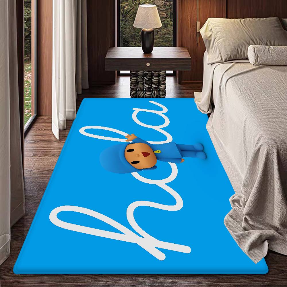 Cartoon P-Pocoyo Household Door Mat Washable Non-Slip Living Room Sofa Chairs Area Mat Kitchen Doormat Area Rug 40x60cm
Cartoon P-Pocoyo Household Door Mat Washable Non-Slip Living Room Sofa Chairs Area Mat Kitchen Doormat Area Rug 40x60cm