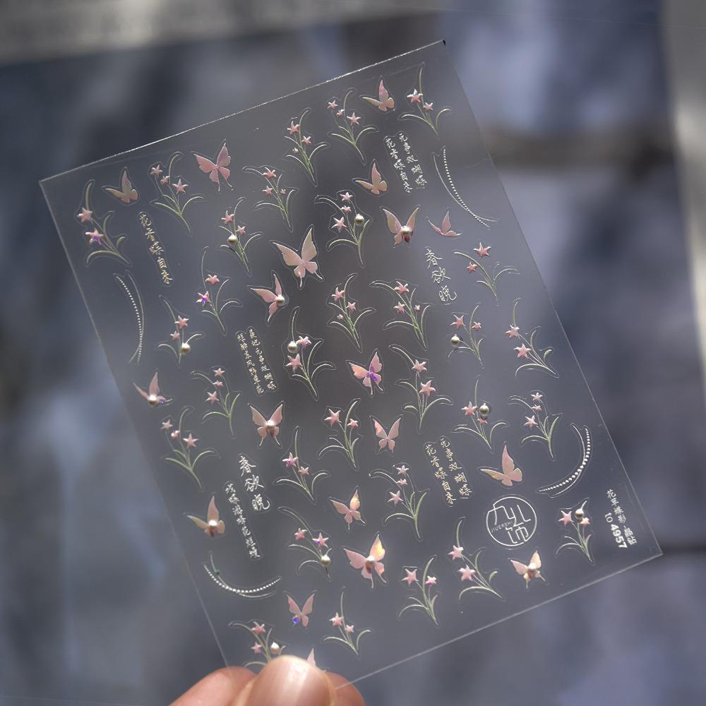 Pearl Inlay Pink Butterfly 3D Relief Nail Stickers DIY Manicure White Flower with Rehinstone Self Adhesive Decal Charm рожевий
Pearl Inlay Pink Butterfly 3D Relief Nail Stickers DIY Manicure White Flower with Rehinstone Self Adhesive Decal Charm рожевий