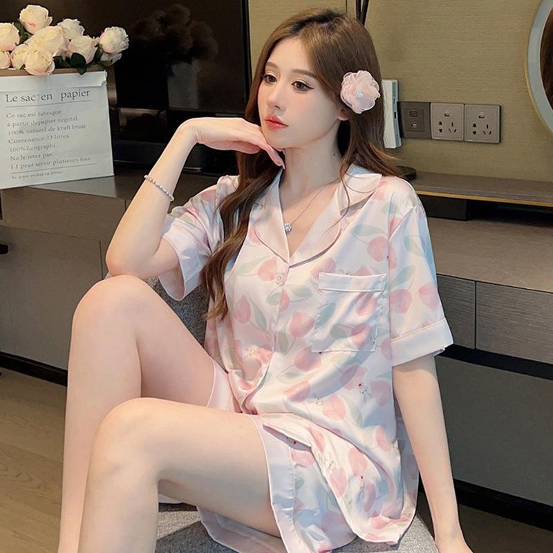 Милый пижамный комплект с короткими рукавами и шортами с узором «роза ветров», женский летний модный простой домашний костюм, комплект из двух предметов 2XL
Милый пижамный комплект с короткими рукавами и шортами с узором «роза ветров», женский летний модный простой домашний костюм, комплект из двух предметов 2XL