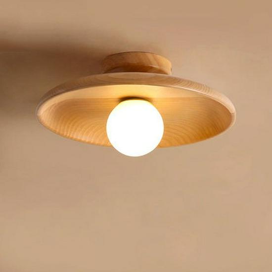Solid Wood Modern Minimalist Ceiling Light for Hallways, Wardrobes, Entrances, Corridors, Balconies, and Foyers - Japanese Style Natural wood (18CM diameter)
Solid Wood Modern Minimalist Ceiling Light for Hallways, Wardrobes, Entrances, Corridors, Balconies, and Foyers - Japanese Style Natural wood (18CM diameter)