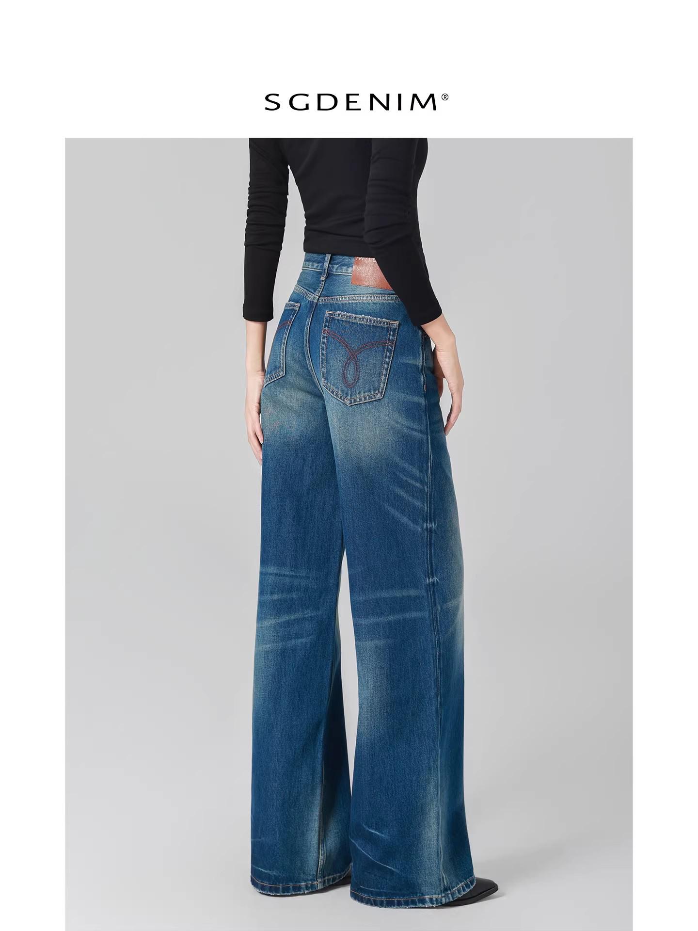 High-Waisted Women s Washed Wide-Leg Jeans - Loose Fit, Straight Leg, Relaxed Style, Spring Collection. 30 (127-135 lbs)
High-Waisted Women s Washed Wide-Leg Jeans - Loose Fit, Straight Leg, Relaxed Style, Spring Collection. 30 (127-135 lbs)