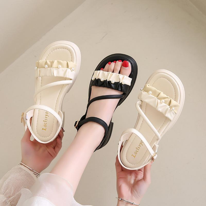 Thickened heightening sandals women s 2025 summer new fashion one-word pearl belt fashion shoes beach sandals women 41 бежевий
Thickened heightening sandals women s 2025 summer new fashion one-word pearl belt fashion shoes beach sandals women 41 бежевий