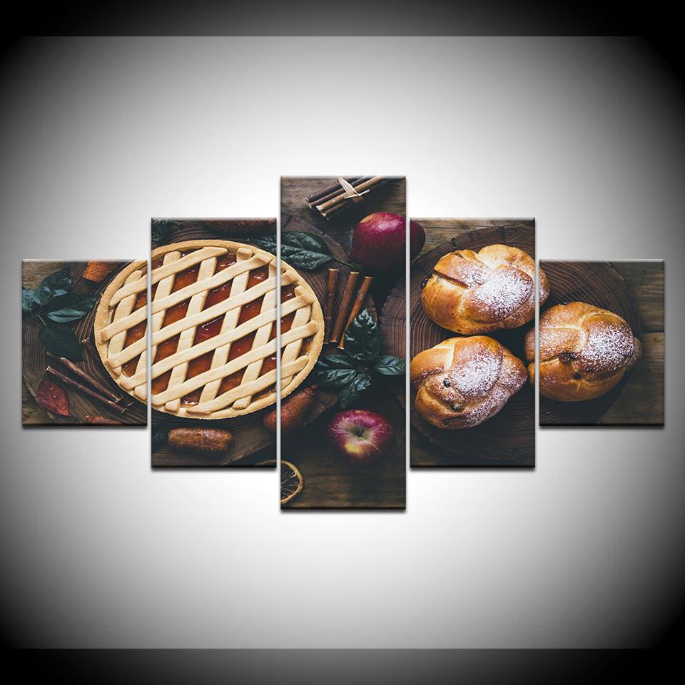 Bread and fruit on table 5 Piece HD Wallpapers Art Canvas Print modern Poster Modular art painting kitchen Home Decor 20x35 20x45 20x55cm
Bread and fruit on table 5 Piece HD Wallpapers Art Canvas Print modern Poster Modular art painting kitchen Home Decor 20x35 20x45 20x55cm
