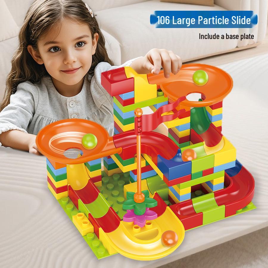 Large Particle Roller Ball Track Building Blocks - Educational Toy Compatible with Lego for Boys & Girls
Large Particle Roller Ball Track Building Blocks - Educational Toy Compatible with Lego for Boys & Girls