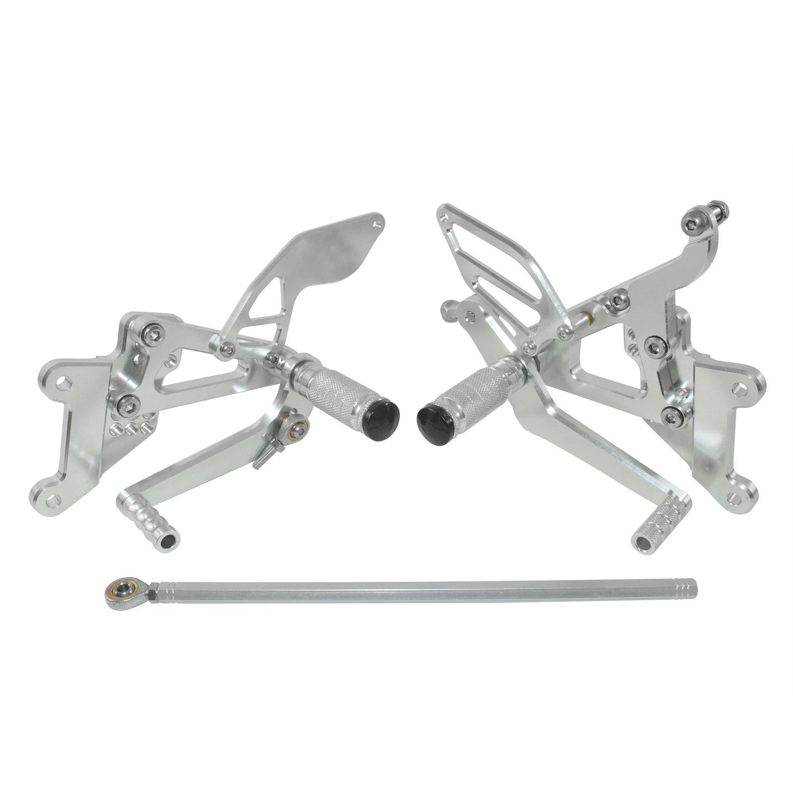 Compatible Yamaha YZF R6/R6S 03-05 Adjustable Foot Peg Rearset Assembly срібний
Compatible Yamaha YZF R6/R6S 03-05 Adjustable Foot Peg Rearset Assembly срібний