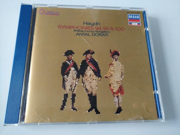 CD JOSEPH HAYDN - PHILHARMONIA HUNGARI - Symphonies 94, 96 & 100 4177182 Decca 1987 Europe Classical Used
CD JOSEPH HAYDN - PHILHARMONIA HUNGARI - Symphonies 94, 96 & 100 4177182 Decca 1987 Europe Classical Used