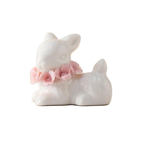 Великодня керамічна фігурка кролика Міні статуетка квітучого кролика Весняний Великодній Декор для дому, офісу, святкової вечірки Прикраса G
Великодня керамічна фігурка кролика Міні статуетка квітучого кролика Весняний Великодній Декор для дому, офісу, святкової вечірки Прикраса G