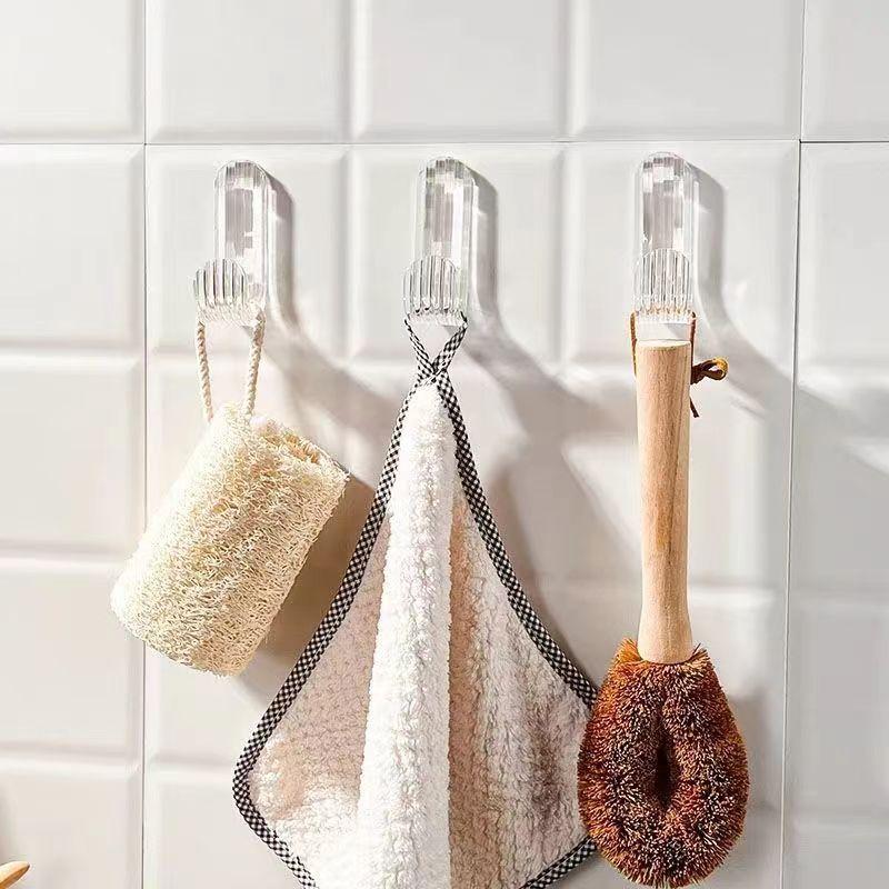 3/1pcs Acrylic Wall Hooks Transparent Key Bag Holder Hooks Bathroom Kitchen Towel Brush Hanging Storage Organizer
3/1pcs Acrylic Wall Hooks Transparent Key Bag Holder Hooks Bathroom Kitchen Towel Brush Hanging Storage Organizer