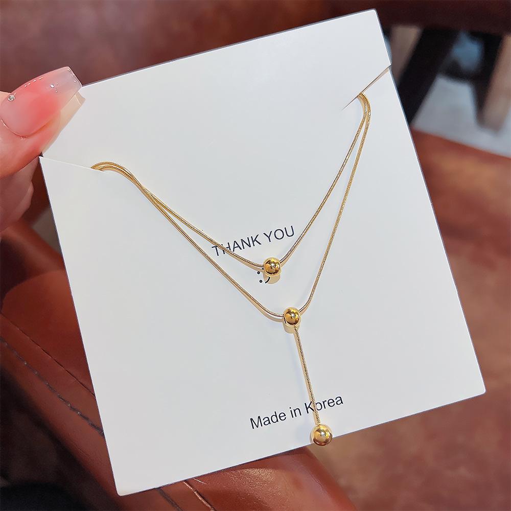 Korean Style Light Luxury Beauty s Tear Titanium Steel Water Drop Necklace 2025 - Women s High-End Clavicle Choker with Unique Design
Korean Style Light Luxury Beauty s Tear Titanium Steel Water Drop Necklace 2025 - Women s High-End Clavicle Choker with Unique Design