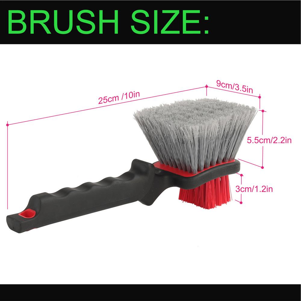 Car Wheel Brush with Ergonomic Non-Slip Handle Dirt Removal Wheel and Tire Brush for Vehicles for Garage Backyard Yard Daily
Car Wheel Brush with Ergonomic Non-Slip Handle Dirt Removal Wheel and Tire Brush for Vehicles for Garage Backyard Yard Daily