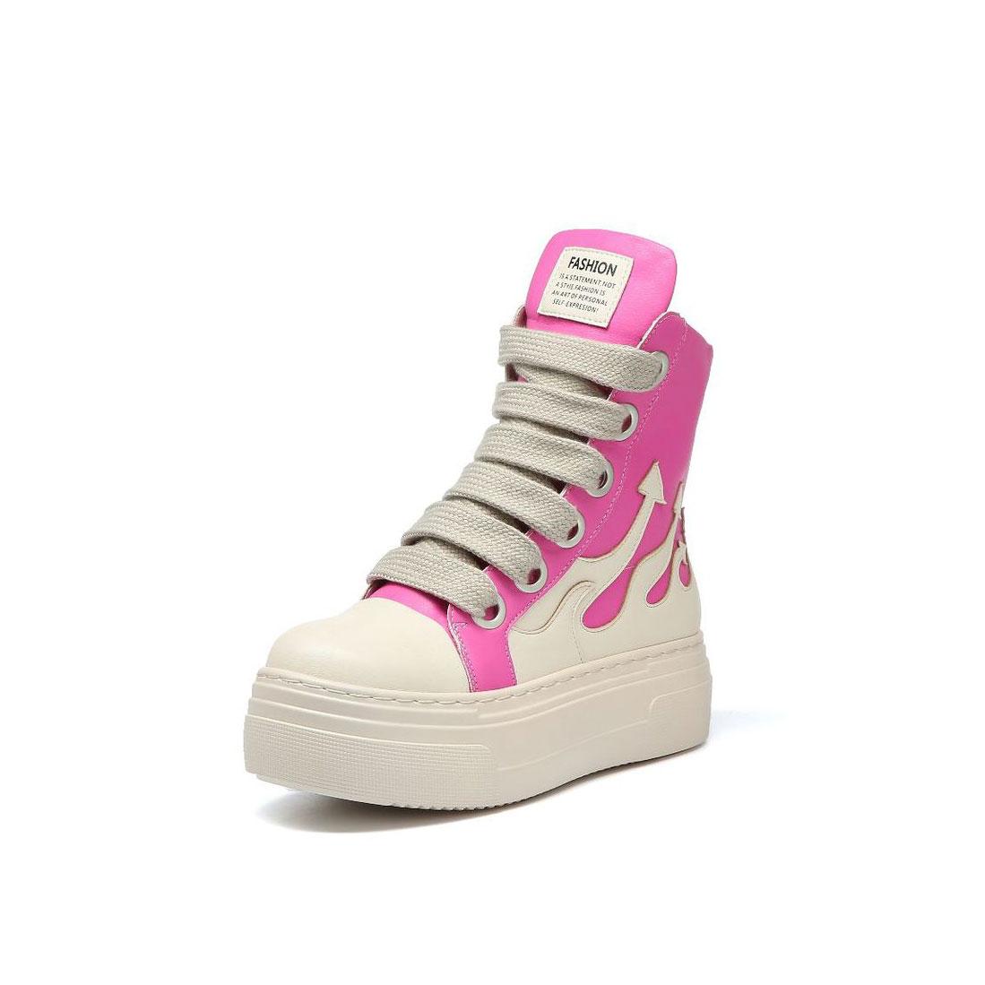 мода Женские повседневные высокие кроссовки на платформе Уличная мода Сочетание удобных высоких женских туфель Дизайнерская обувь из искусственной кожи 44 розовый
мода Женские повседневные высокие кроссовки на платформе Уличная мода Сочетание удобных высоких женских туфель Дизайнерская обувь из искусственной кожи 44 розовый