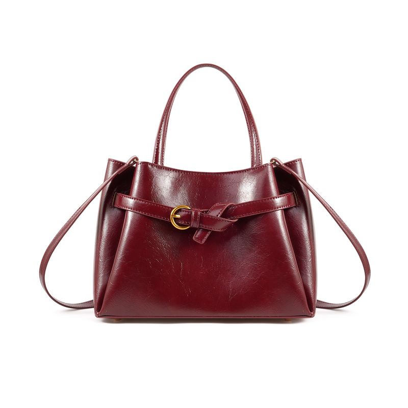 Высококлассная простая сумка для мамы Свадебная сумочка Большая вместимость Красная сумка Модная элегантная женская сумка-мессенджер Red