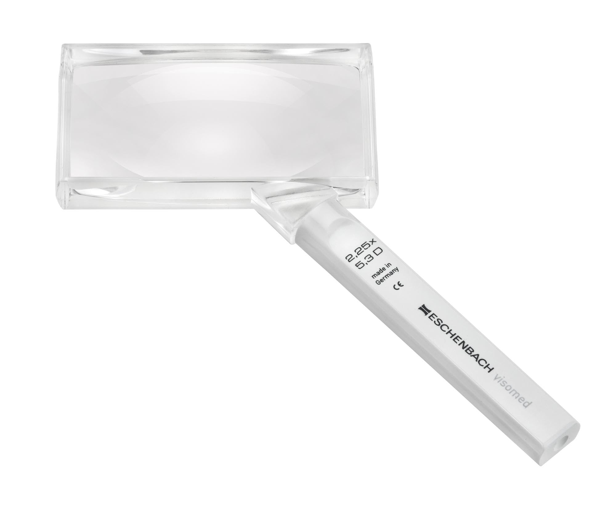 ESCHENBACH Handheld Magnifying White Magnifying Square Made in Glass, Glass, Type, Approx. 2x, Germany, 2614-840 білий
ESCHENBACH Handheld Magnifying White Magnifying Square Made in Glass, Glass, Type, Approx. 2x, Germany, 2614-840 білий