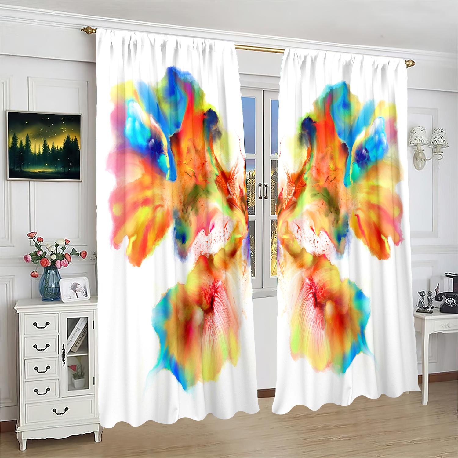 2 pieces of Colorful butterflies printing curtain - polyester material - suitable for bedroom living room study room priva 30inchx65inchx2Pcs
2 pieces of Colorful butterflies printing curtain - polyester material - suitable for bedroom living room study room priva 30inchx65inchx2Pcs