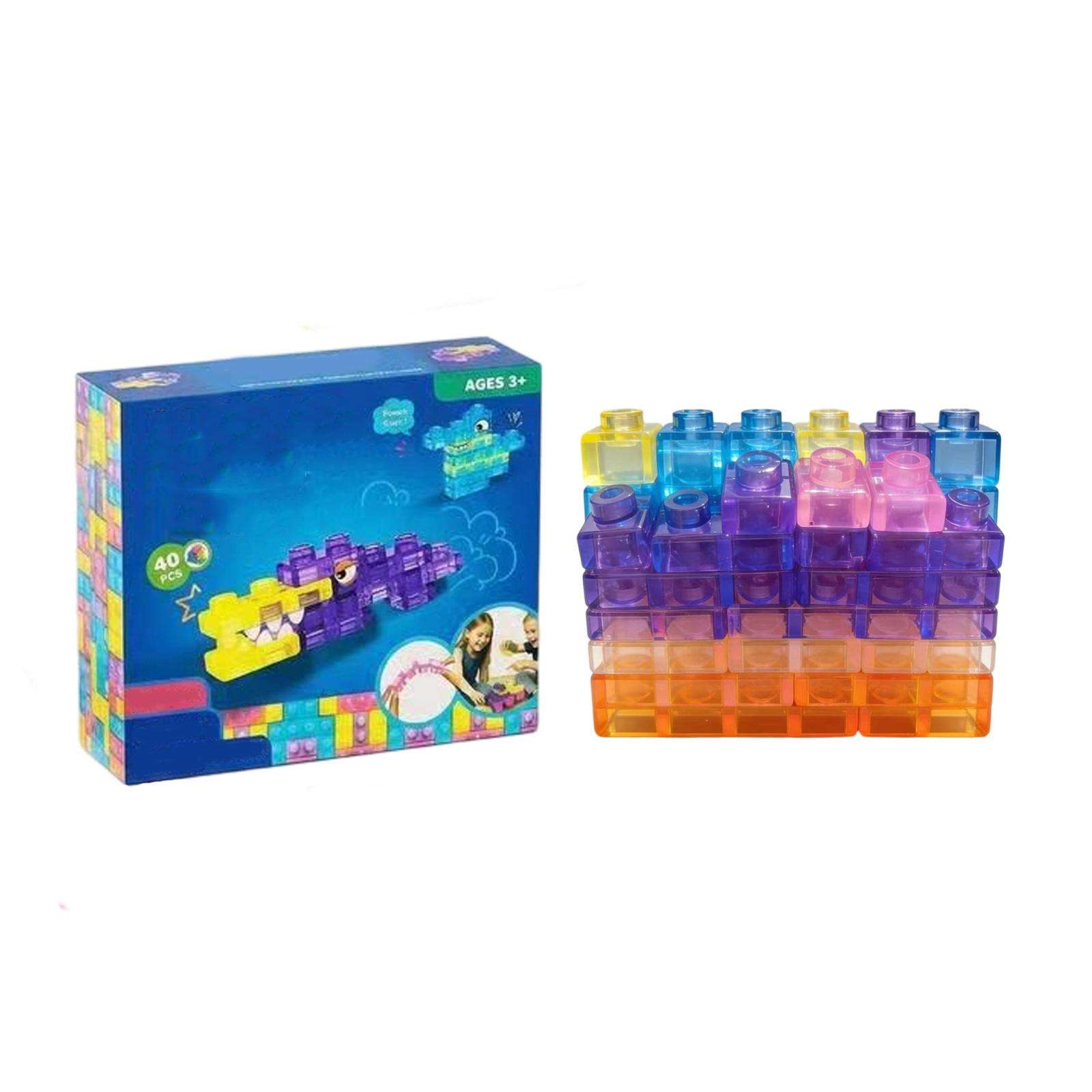 Soft Gummy Building Blocks Set for Kids 40 Pieces Interlocking Construction Toy Compatible with Standard Building Blocks Educational Creative Play One Size
Soft Gummy Building Blocks Set for Kids 40 Pieces Interlocking Construction Toy Compatible with Standard Building Blocks Educational Creative Play One Size