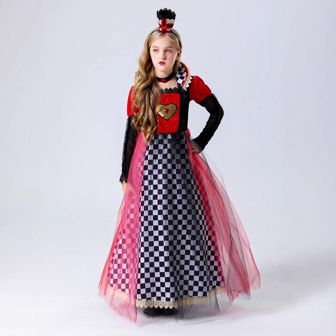 Children s Red Queen Cosplay Dress with Puff Sleeves for Halloween and June 1st 150
Children s Red Queen Cosplay Dress with Puff Sleeves for Halloween and June 1st 150