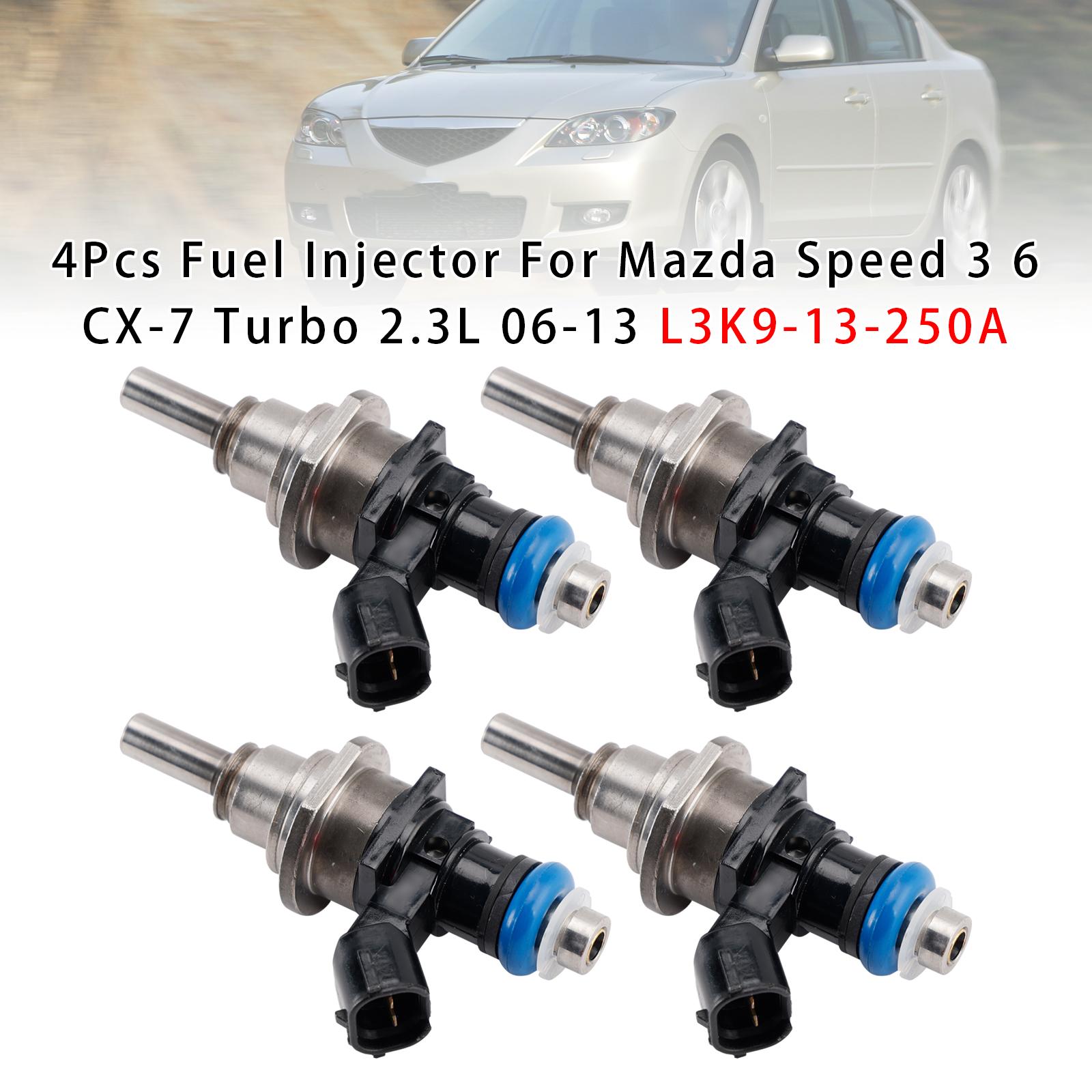 4Pcs Fuel Injector For Mazda Speed 3 6 CX-7 Turbo 2.3L 06-13 L3K9-13-250A
4Pcs Fuel Injector For Mazda Speed 3 6 CX-7 Turbo 2.3L 06-13 L3K9-13-250A