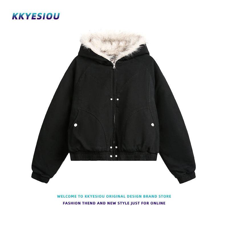 Унисекс Бело-серый Зимний Уличный Стиль Короткая Хлопковая Куртка с Меховым Воротником M 45-52 kg
Унисекс Бело-серый Зимний Уличный Стиль Короткая Хлопковая Куртка с Меховым Воротником M 45-52 kg