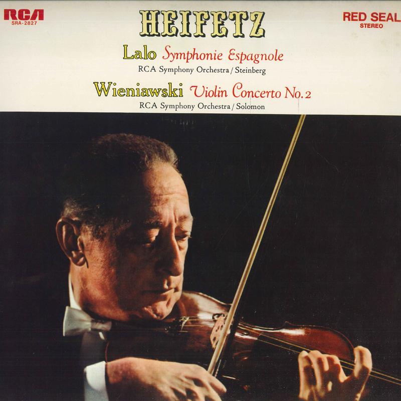 LP Record JASCHA HEIFETZ Lalo Spanish Symphony Op. 21 Win SRA2827 RCA RED SEAL Japan Classical Used
LP Record JASCHA HEIFETZ Lalo Spanish Symphony Op. 21 Win SRA2827 RCA RED SEAL Japan Classical Used