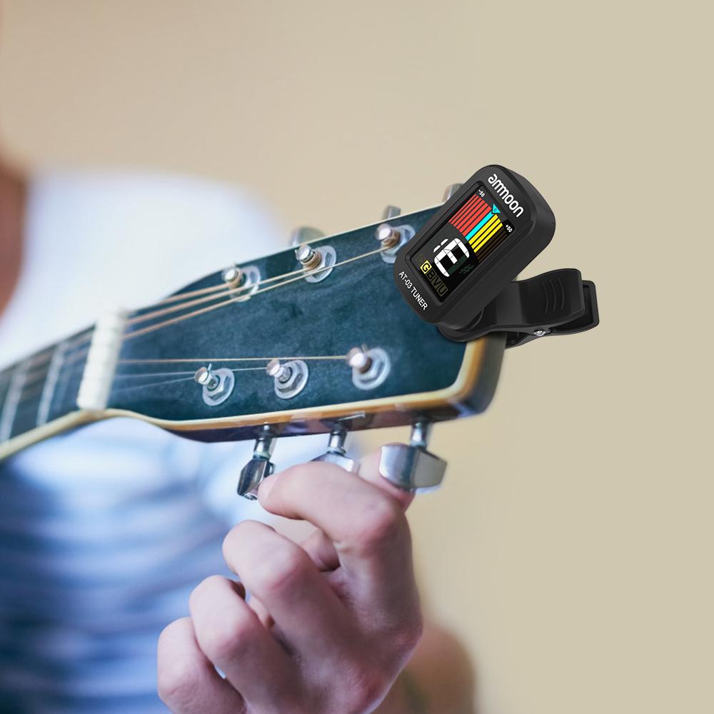 ammoon AT-03 Clip-on Electric Tuner Color LCD Screen 360 degrees Rotatable for Guitar Bass Violin Chromatic Ukulele Exquisite Portable
ammoon AT-03 Clip-on Electric Tuner Color LCD Screen 360 degrees Rotatable for Guitar Bass Violin Chromatic Ukulele Exquisite Portable