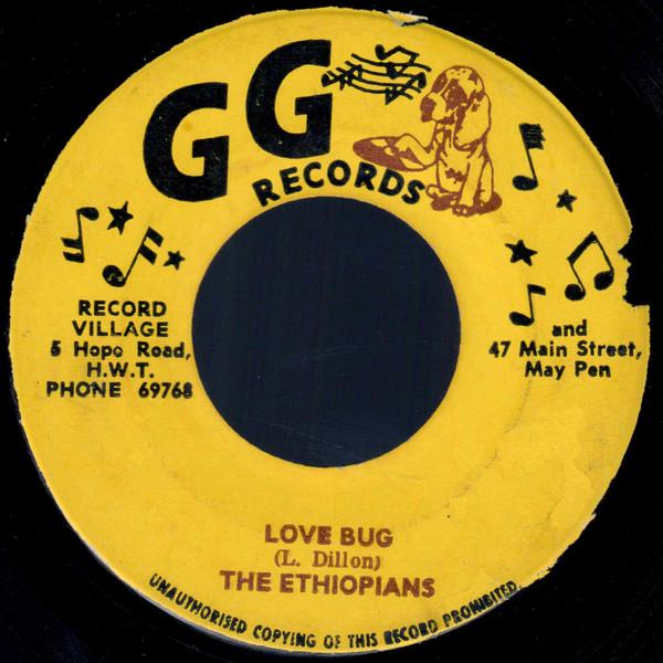 7inch Record ETHIOPIANS Love Bug Sounds Of Forefathers NONE GGs Records Jamaica Reggae Ska Dub Used
7inch Record ETHIOPIANS Love Bug Sounds Of Forefathers NONE GGs Records Jamaica Reggae Ska Dub Used