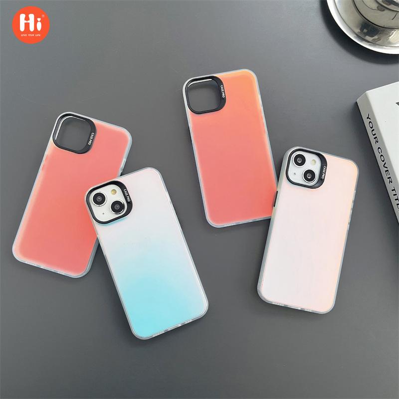 Постепенная смена Aurora. Подходит для чехла для мобильного телефона iPhone14. IMD, двухстороннее покрытие. Жесткий чехол с лазером Apple 12. 13Promax.
Постепенная смена Aurora. Подходит для чехла для мобильного телефона iPhone14. IMD, двухстороннее покрытие. Жесткий чехол с лазером Apple 12. 13Promax.