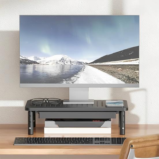 Подставка для ноутбука Yousheng Computer Elevated Rack с регулируемой высотой, грузоподъемностью 30 кг, широкая совместимость с монитором чёрный
Подставка для ноутбука Yousheng Computer Elevated Rack с регулируемой высотой, грузоподъемностью 30 кг, широкая совместимость с монитором чёрный