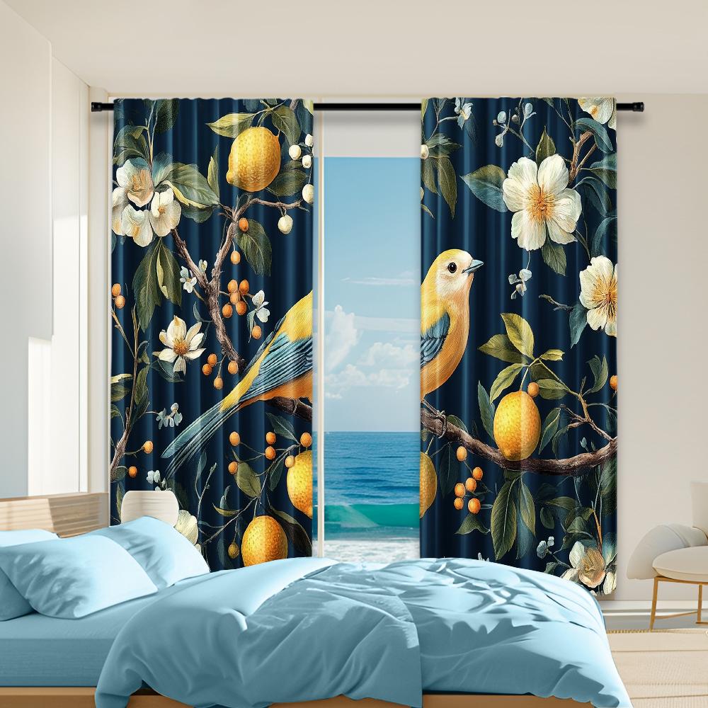 Set Of 2 Versatile Polyester Transparent Curtains Home Decoration Lemon Use Bedrooms Living Rooms Made Room Window Treatment W100*H70(CM)-Rod Pocket&1PCS
Set Of 2 Versatile Polyester Transparent Curtains Home Decoration Lemon Use Bedrooms Living Rooms Made Room Window Treatment W100*H70(CM)-Rod Pocket&1PCS
