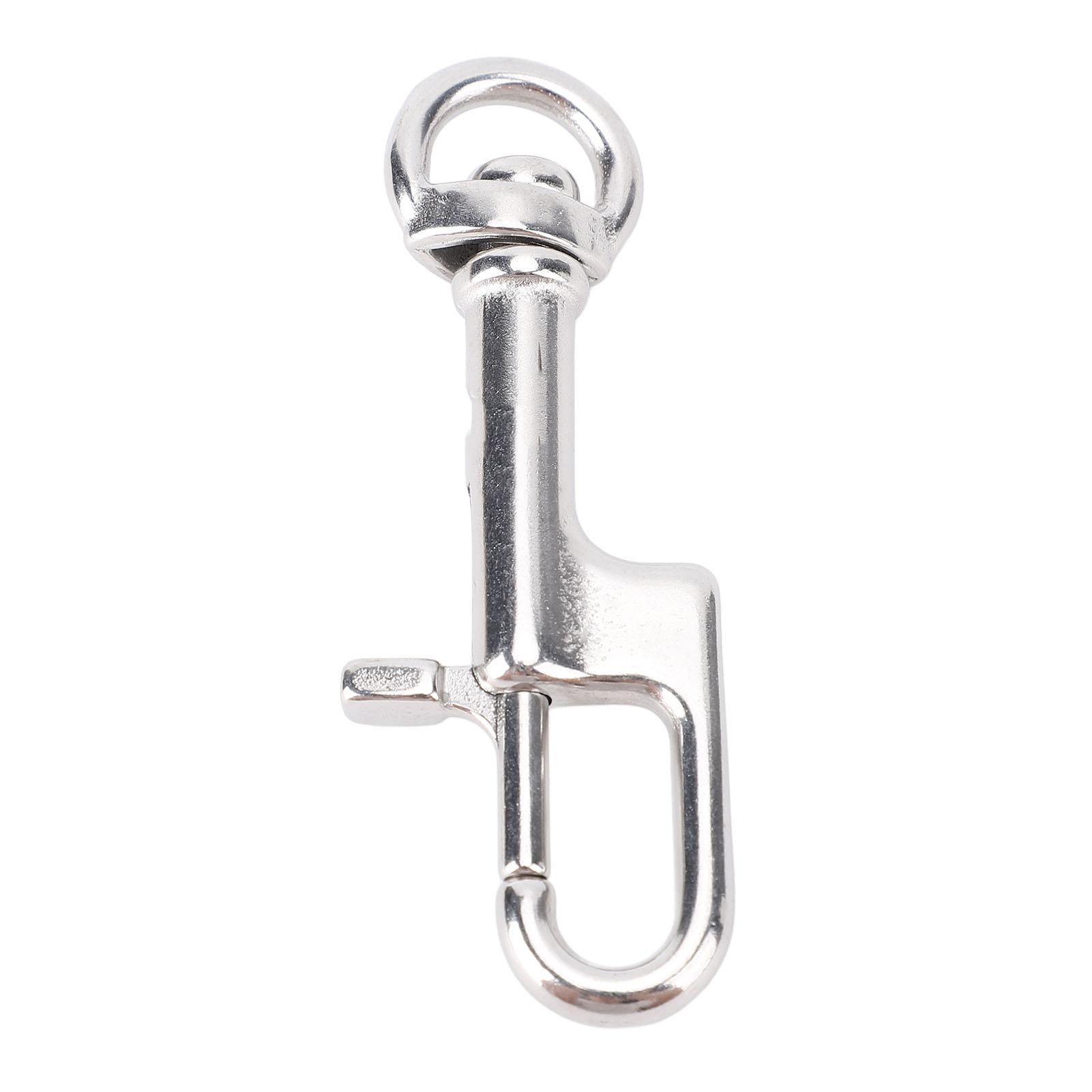Eye Snap Hook 316 Stainless Steel Quick Release Single Ended Snap Clip for BCD Diving Equipment 80mm
Eye Snap Hook 316 Stainless Steel Quick Release Single Ended Snap Clip for BCD Diving Equipment 80mm