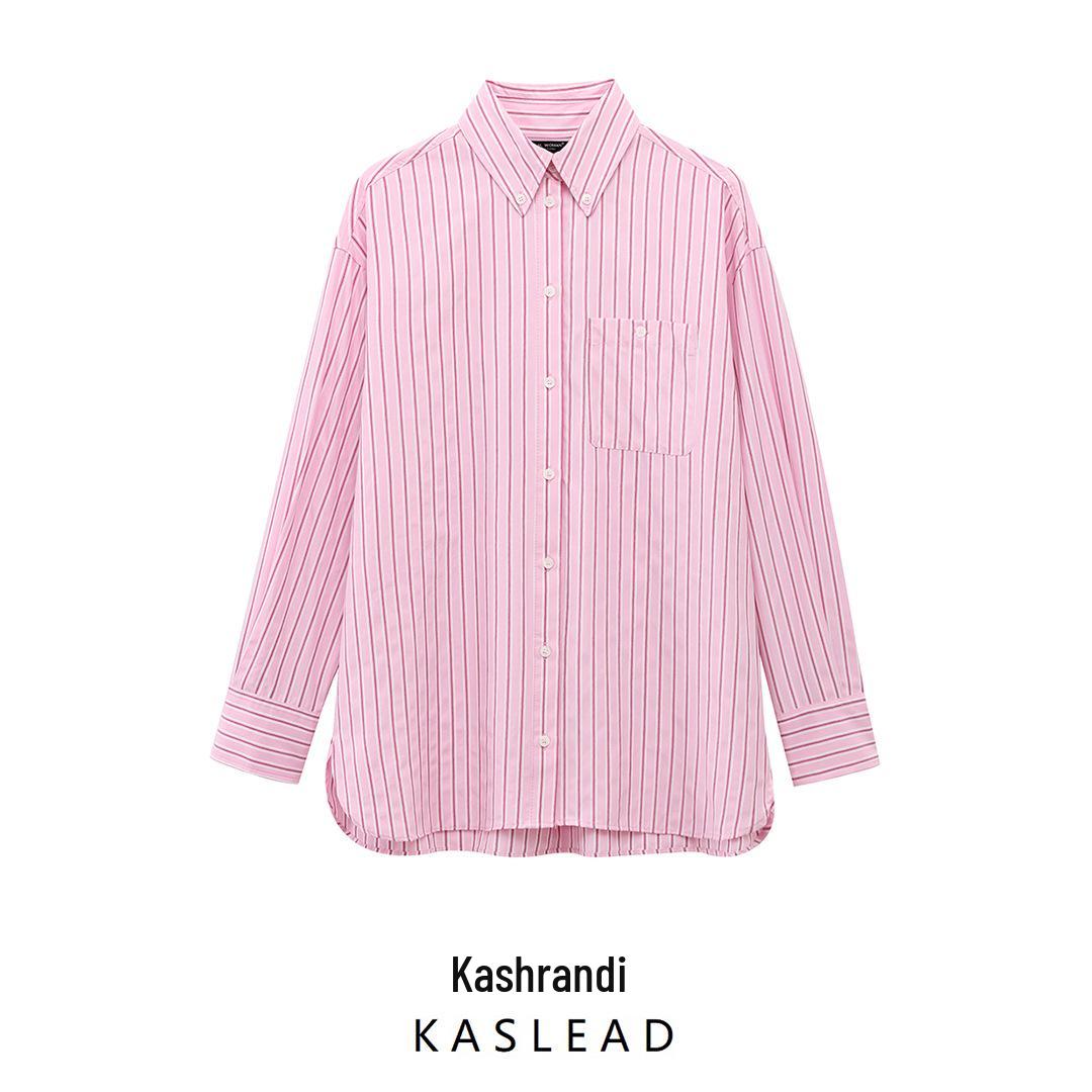 Spring 2025 Women s European & American Style Striped Loose Long Sleeve Lapel Shirt Medium
Spring 2025 Women s European & American Style Striped Loose Long Sleeve Lapel Shirt Medium
