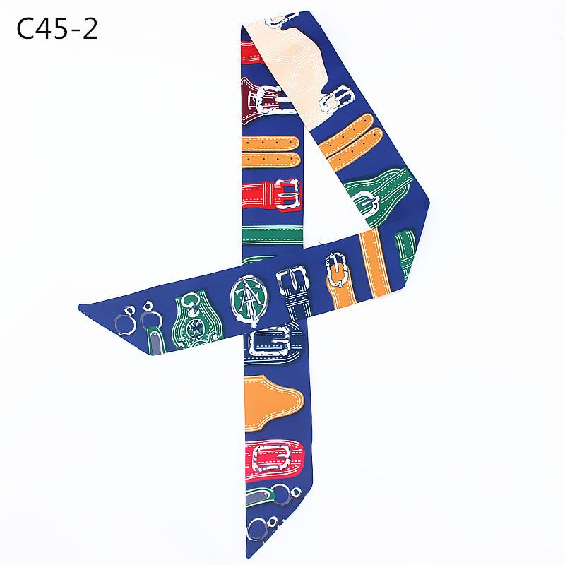 2024 New Design Watch Strap Print Silk Scarf Women Luxury Brand Scarf Bag Ribbons Fashion Head Scarf Small Long Scarves C45
2024 New Design Watch Strap Print Silk Scarf Women Luxury Brand Scarf Bag Ribbons Fashion Head Scarf Small Long Scarves C45