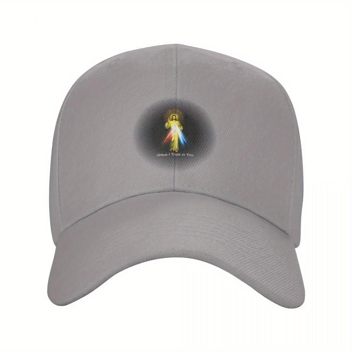Divine Mercy Jesus I Trust In You Baseball Cap Adjustable Cotton Casual Hat Unisex Religious Gift One Size
Divine Mercy Jesus I Trust In You Baseball Cap Adjustable Cotton Casual Hat Unisex Religious Gift One Size