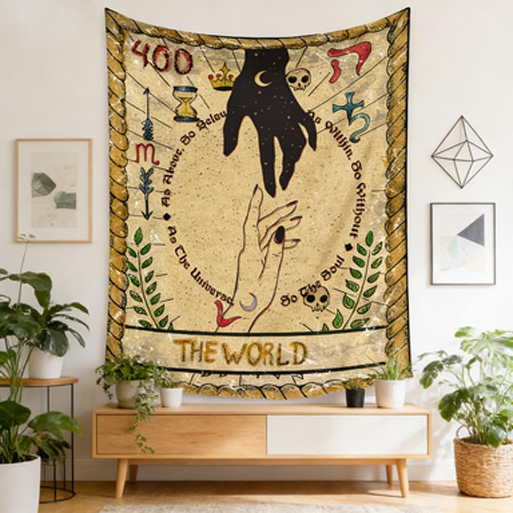 Colorful Astrology Tapestry with Sun Stars and Moon Wall Hanging Decor for Bedroom and Living Room Headboard Wall Decoration 74x94cm(29x37in)
Colorful Astrology Tapestry with Sun Stars and Moon Wall Hanging Decor for Bedroom and Living Room Headboard Wall Decoration 74x94cm(29x37in)