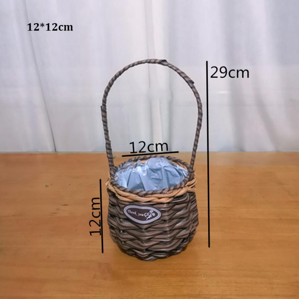 Handwoven Imitation Rattan Storage Baskets Restaurant Serving Tabletop Display 10
Handwoven Imitation Rattan Storage Baskets Restaurant Serving Tabletop Display 10