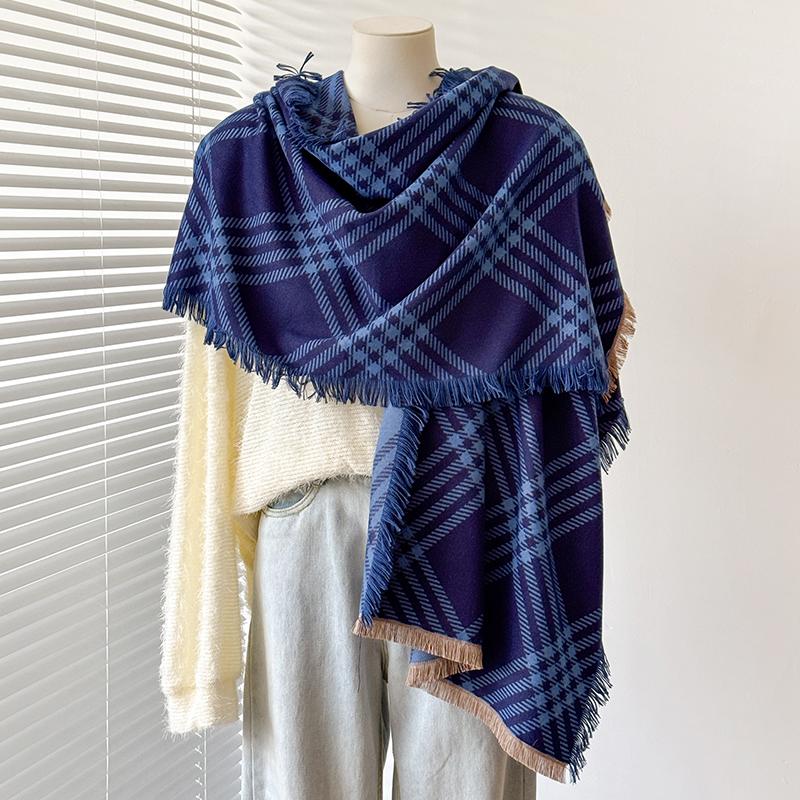 Warm Cashmere Blanket Women Travel Winter Scarf Fashion Plaid Pashmina Thick Shawl Wraps With Tassel Casual Bufanda Poncho
Warm Cashmere Blanket Women Travel Winter Scarf Fashion Plaid Pashmina Thick Shawl Wraps With Tassel Casual Bufanda Poncho
