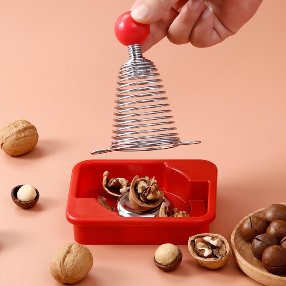 Effective Walnut Plier Stainless Steel Nut Shell Opener Spiral Spring Nutcracker Pecans червоний
Effective Walnut Plier Stainless Steel Nut Shell Opener Spiral Spring Nutcracker Pecans червоний