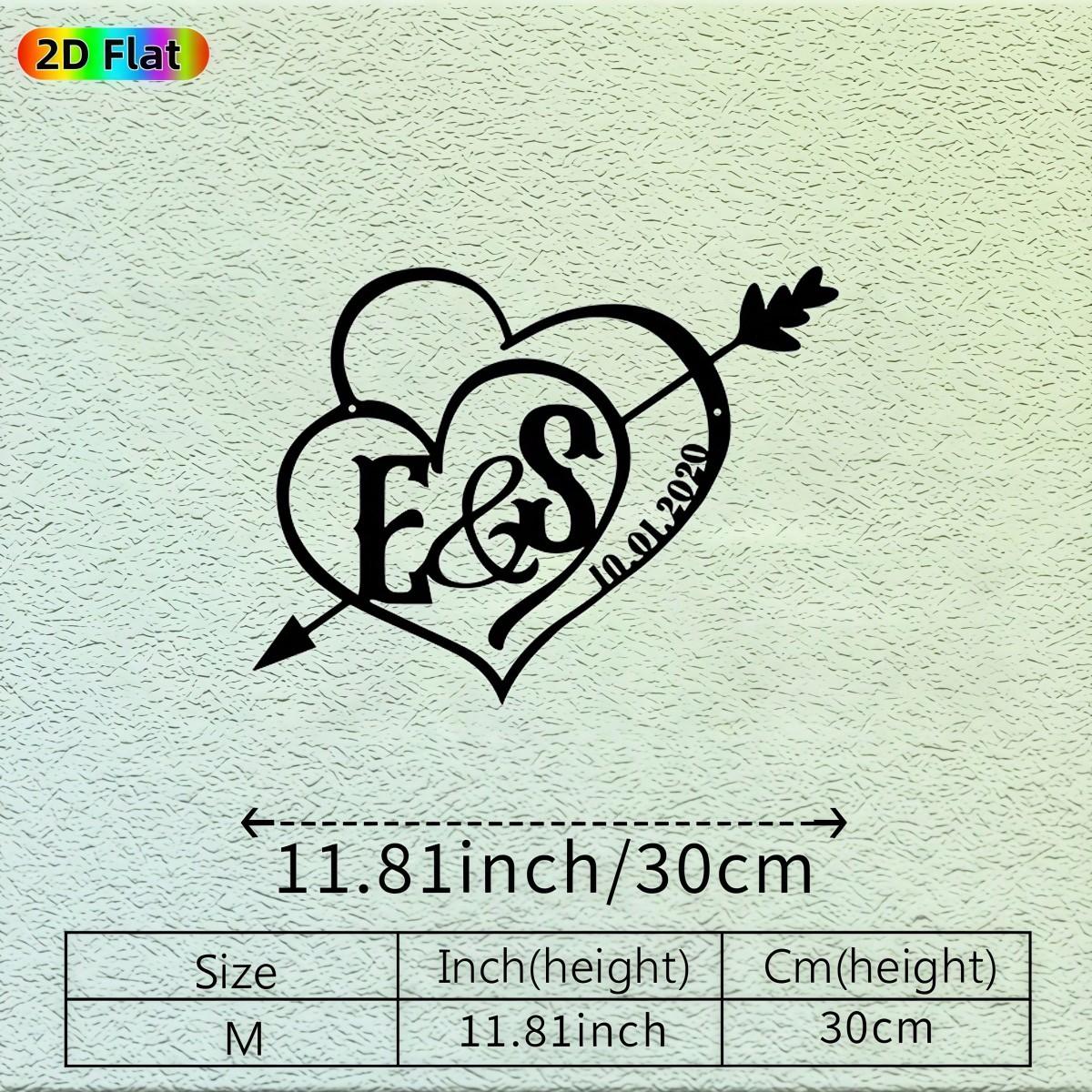 2D Flat Heart Arrow Metal Wall Art Rust Resistant Iron Decor for Bedroom Garden Fence Valentine Wedding Anniversary Gift різнокольоровий
2D Flat Heart Arrow Metal Wall Art Rust Resistant Iron Decor for Bedroom Garden Fence Valentine Wedding Anniversary Gift різнокольоровий