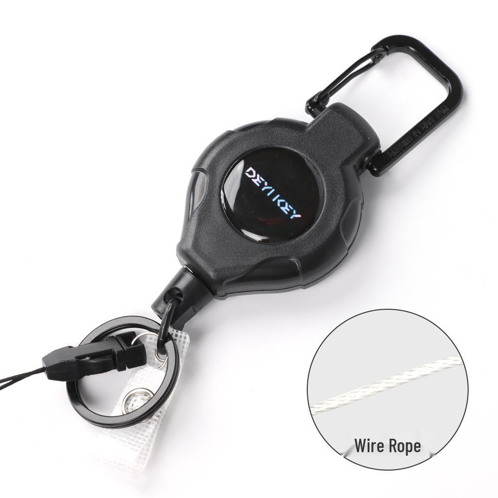 Retractable Easy-Pull Fishing Rod Lanyard and Lure Keychain
Retractable Easy-Pull Fishing Rod Lanyard and Lure Keychain