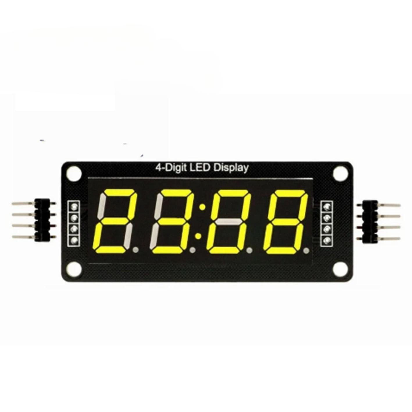 TM1637 0.56Four-Digit Seven-Segment Digital Clock Module With clock function Digital Display жовтий
TM1637 0.56Four-Digit Seven-Segment Digital Clock Module With clock function Digital Display жовтий